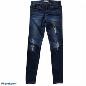 RDQ Distressed Skinny Jeans